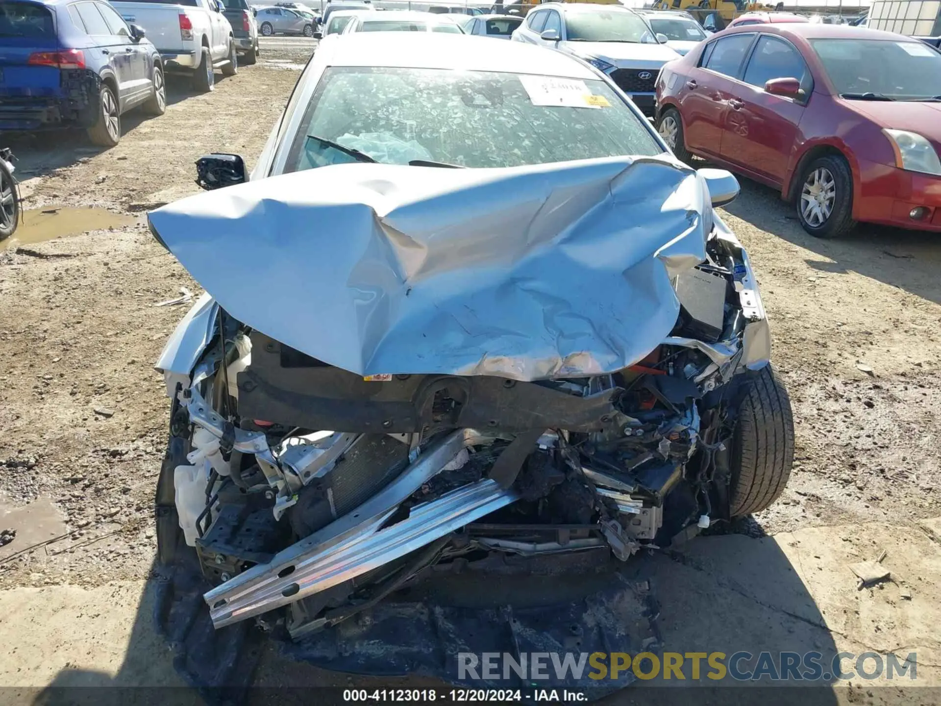 6 fotografías del automóvil dañado 5YFEPMAE9NP386238 TOYOTA COROLLA 2022