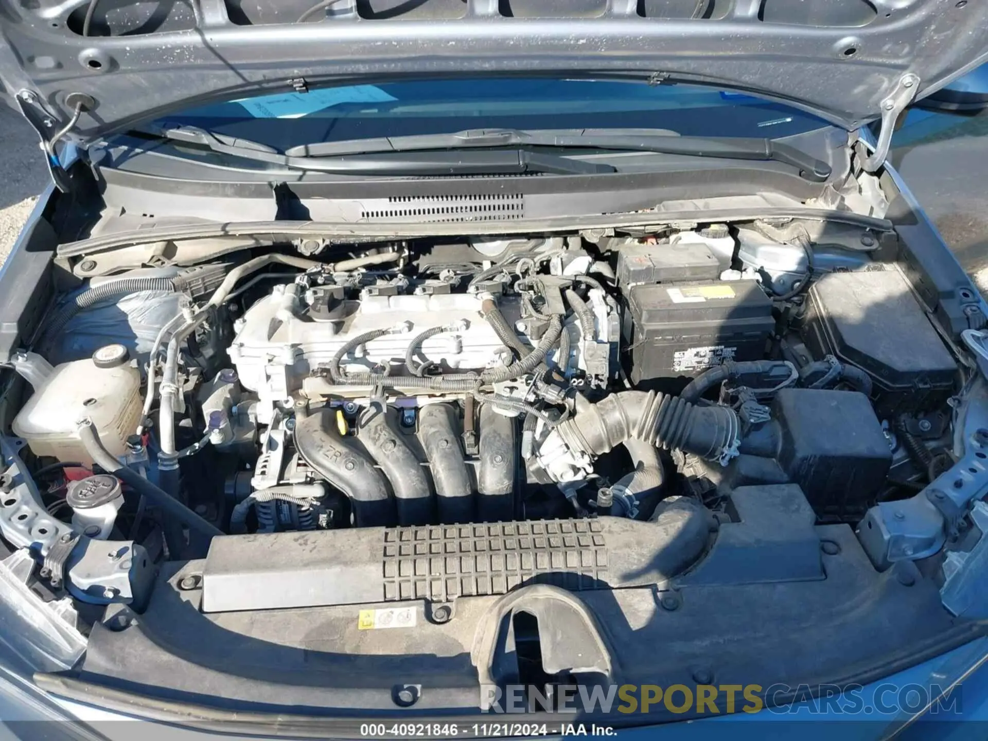 10 fotografías del automóvil dañado 5YFEPMAE9NP391732 TOYOTA COROLLA 2022