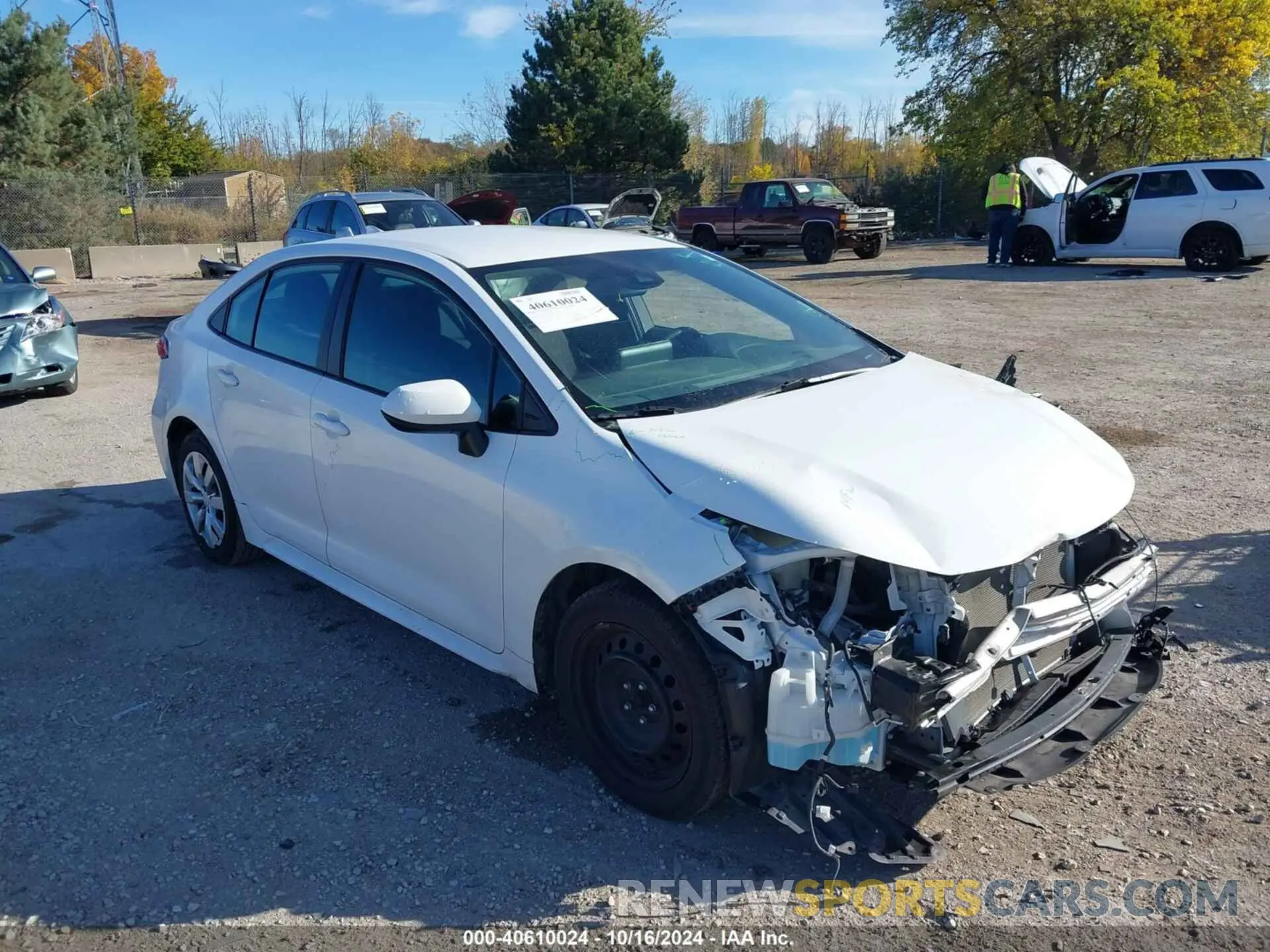 1 fotografías del automóvil dañado 5YFEPMAEXNP275813 TOYOTA COROLLA 2022