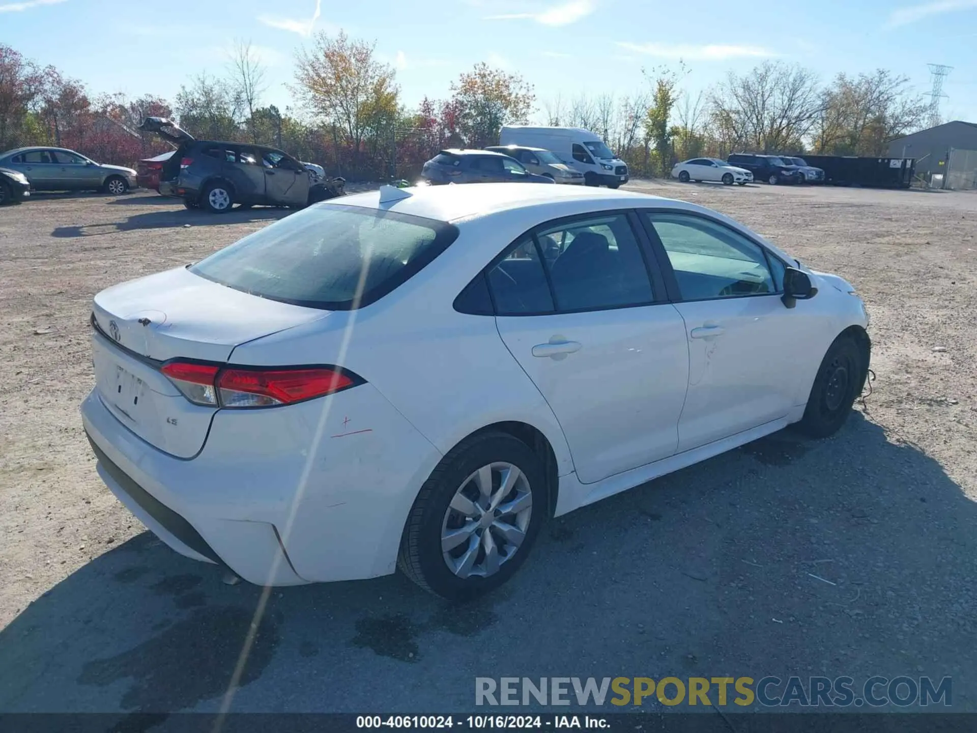 4 fotografías del automóvil dañado 5YFEPMAEXNP275813 TOYOTA COROLLA 2022