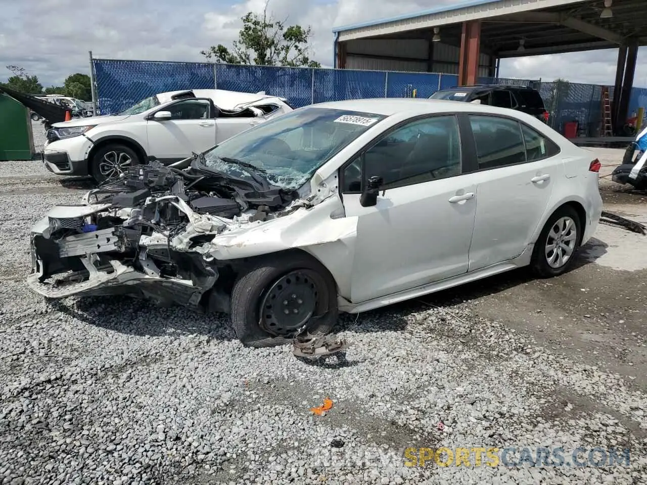 1 fotografías del automóvil dañado 5YFEPMAEXNP283104 TOYOTA COROLLA 2022