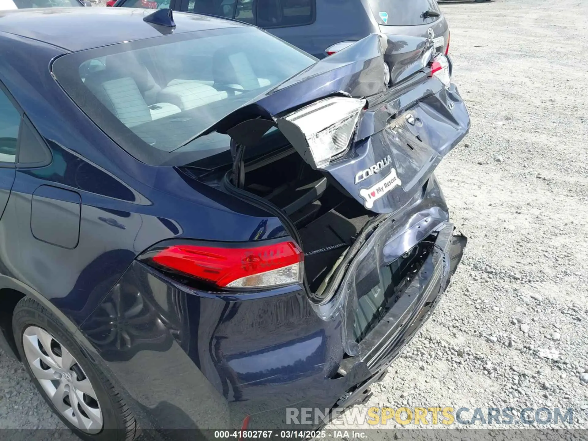 6 fotografías del automóvil dañado 5YFEPMAEXNP292675 TOYOTA COROLLA 2022