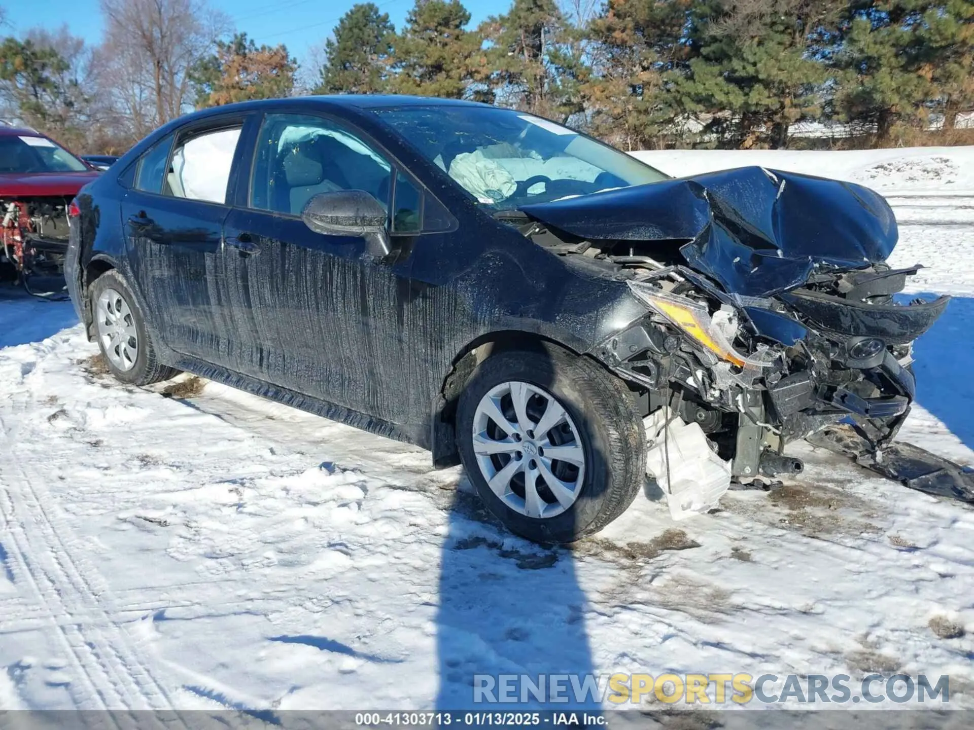 1 fotografías del automóvil dañado 5YFEPMAEXNP305182 TOYOTA COROLLA 2022