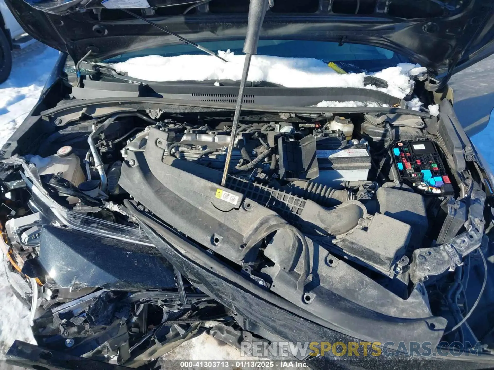 10 fotografías del automóvil dañado 5YFEPMAEXNP305182 TOYOTA COROLLA 2022