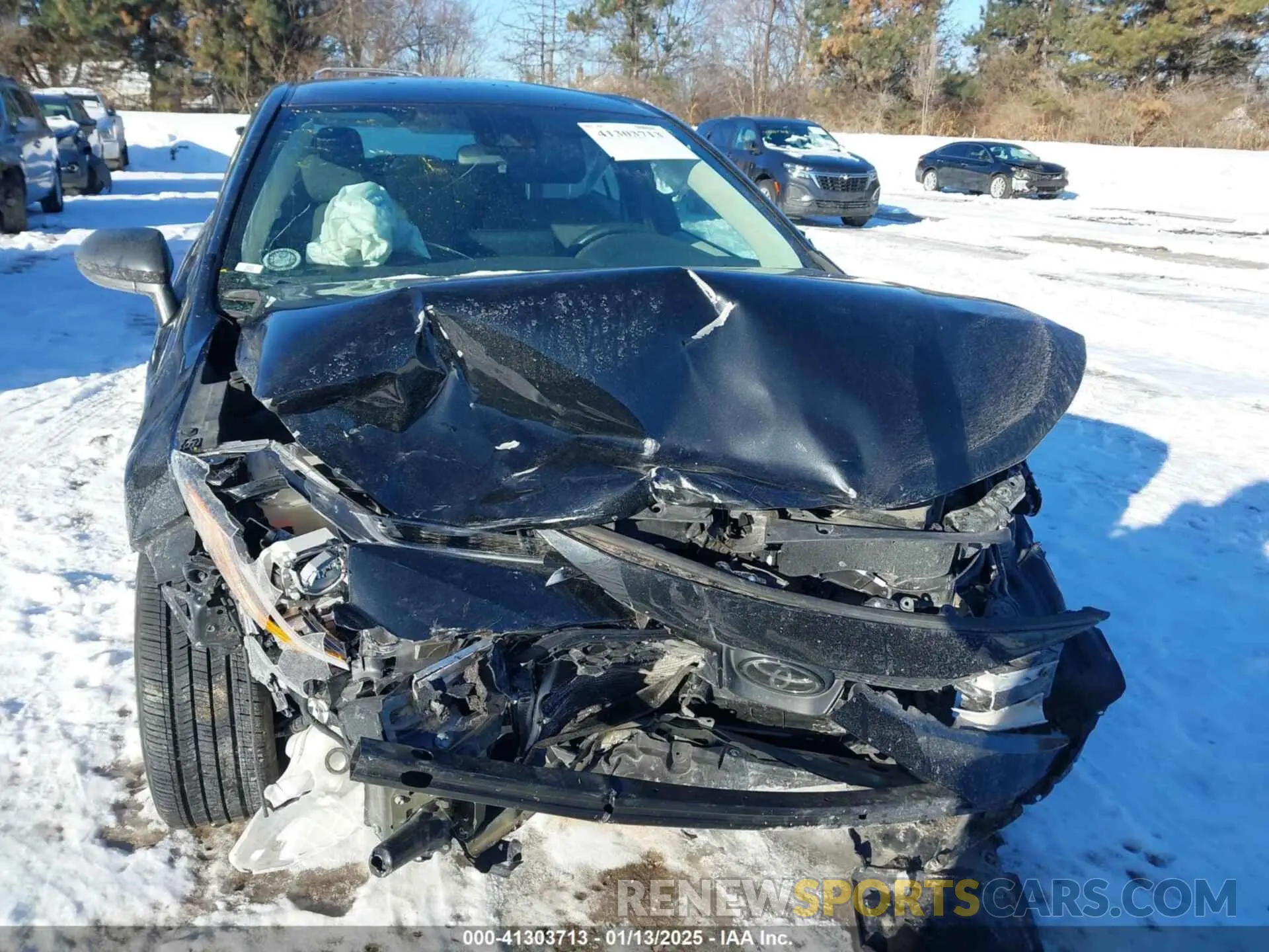 12 fotografías del automóvil dañado 5YFEPMAEXNP305182 TOYOTA COROLLA 2022
