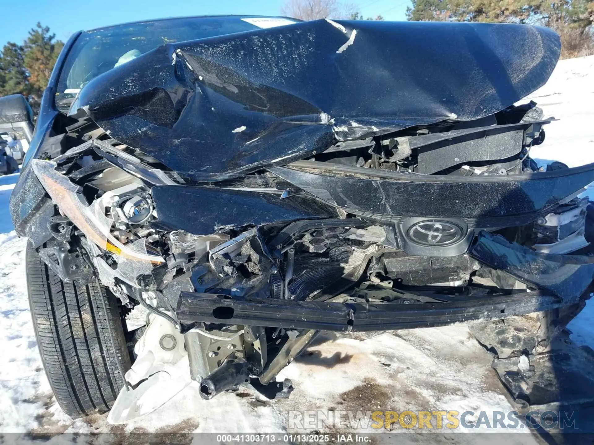 6 fotografías del automóvil dañado 5YFEPMAEXNP305182 TOYOTA COROLLA 2022