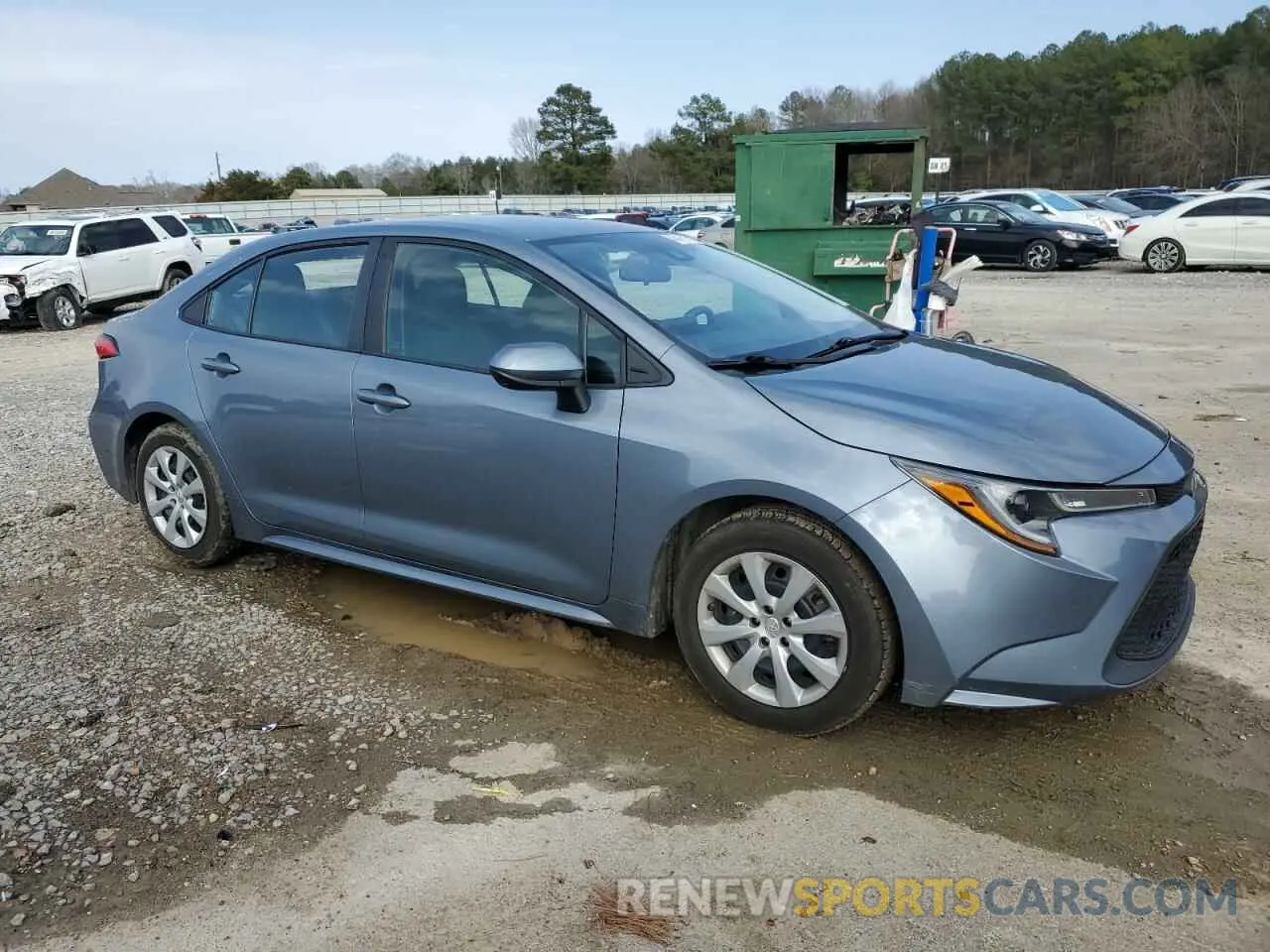 4 fotografías del automóvil dañado 5YFEPMAEXNP308339 TOYOTA COROLLA 2022