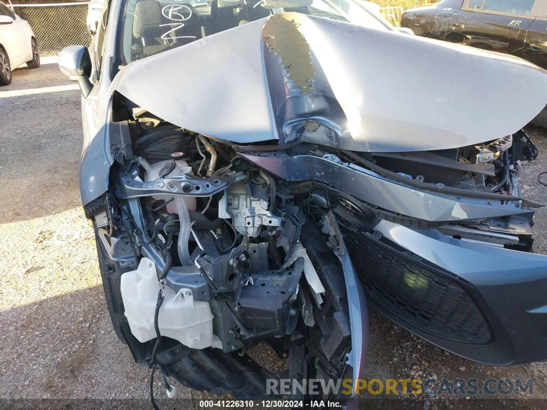 6 fotografías del automóvil dañado 5YFEPMAEXNP313363 TOYOTA COROLLA 2022