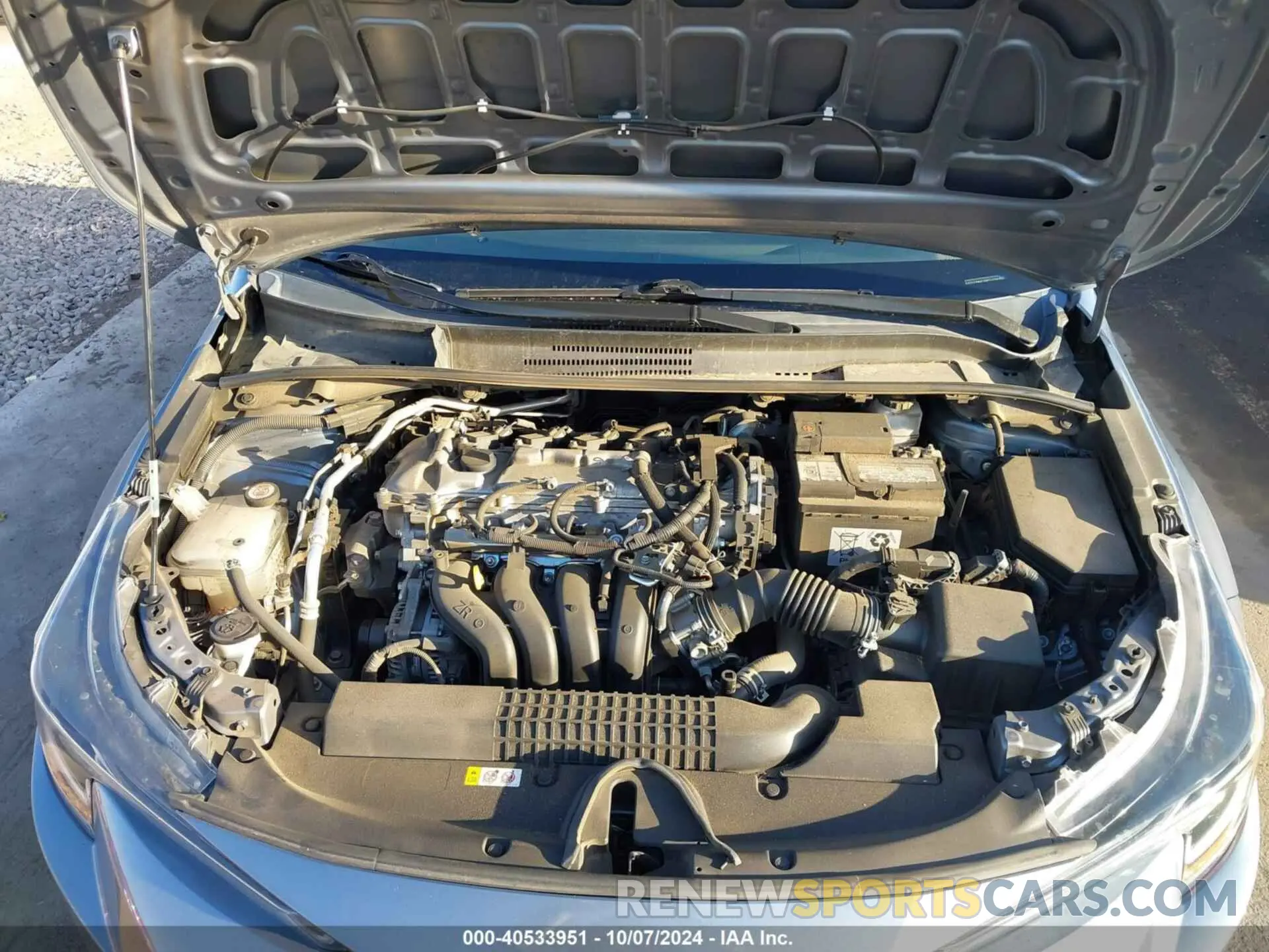 10 fotografías del automóvil dañado 5YFEPMAEXNP317591 TOYOTA COROLLA 2022