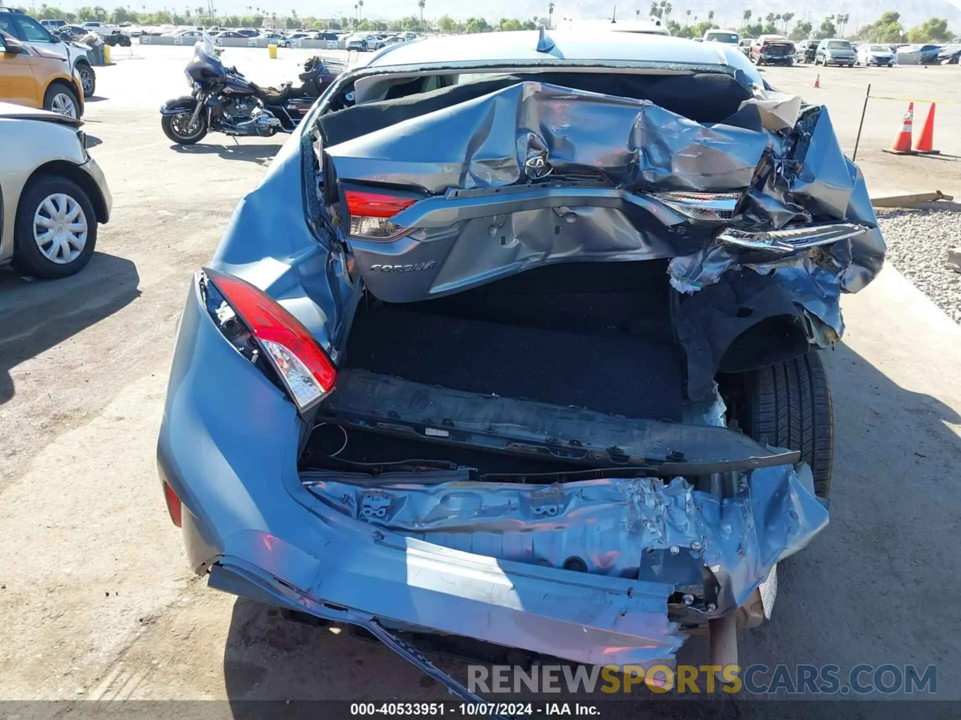 6 fotografías del automóvil dañado 5YFEPMAEXNP317591 TOYOTA COROLLA 2022