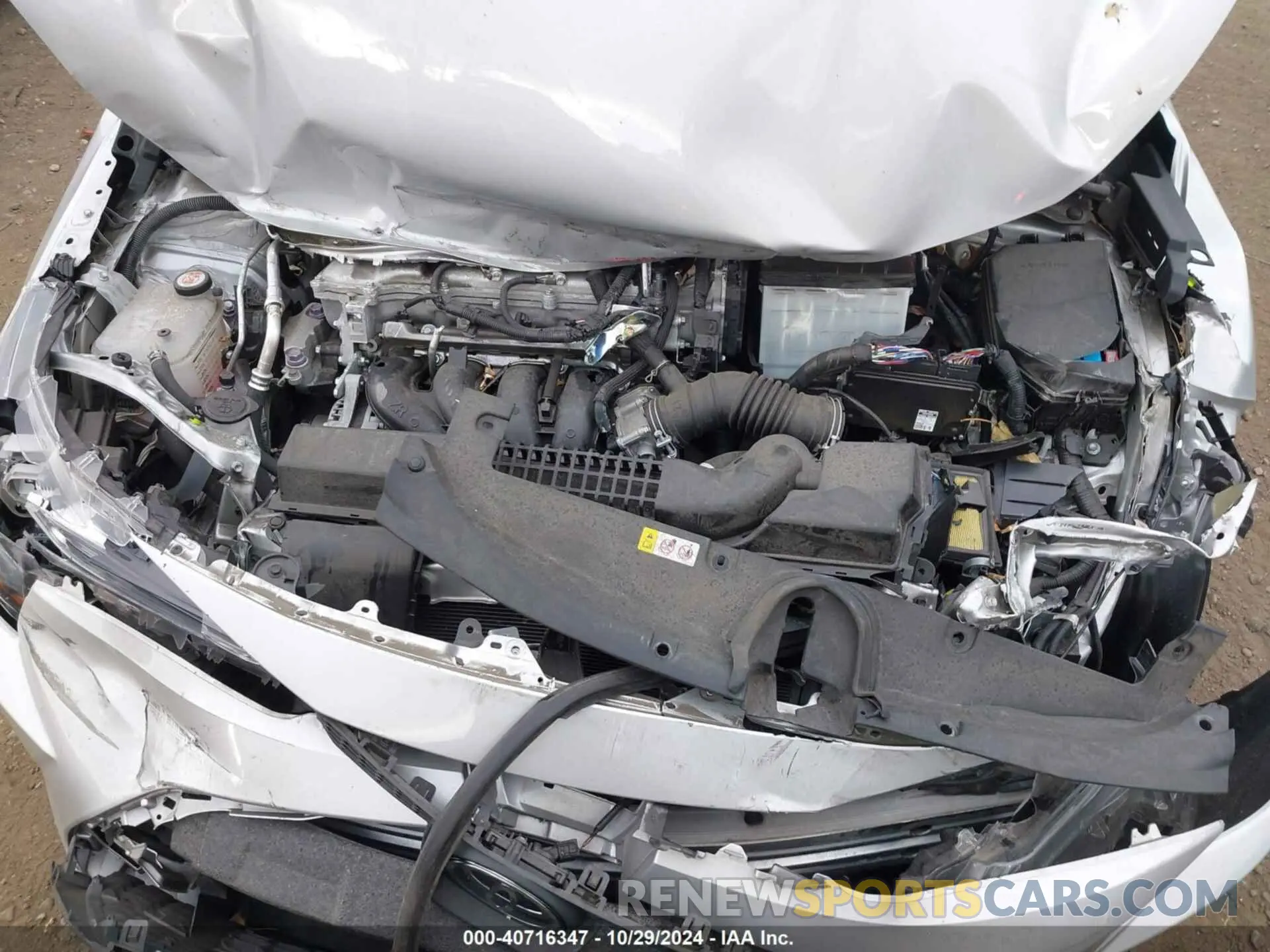 10 fotografías del automóvil dañado 5YFEPMAEXNP333483 TOYOTA COROLLA 2022
