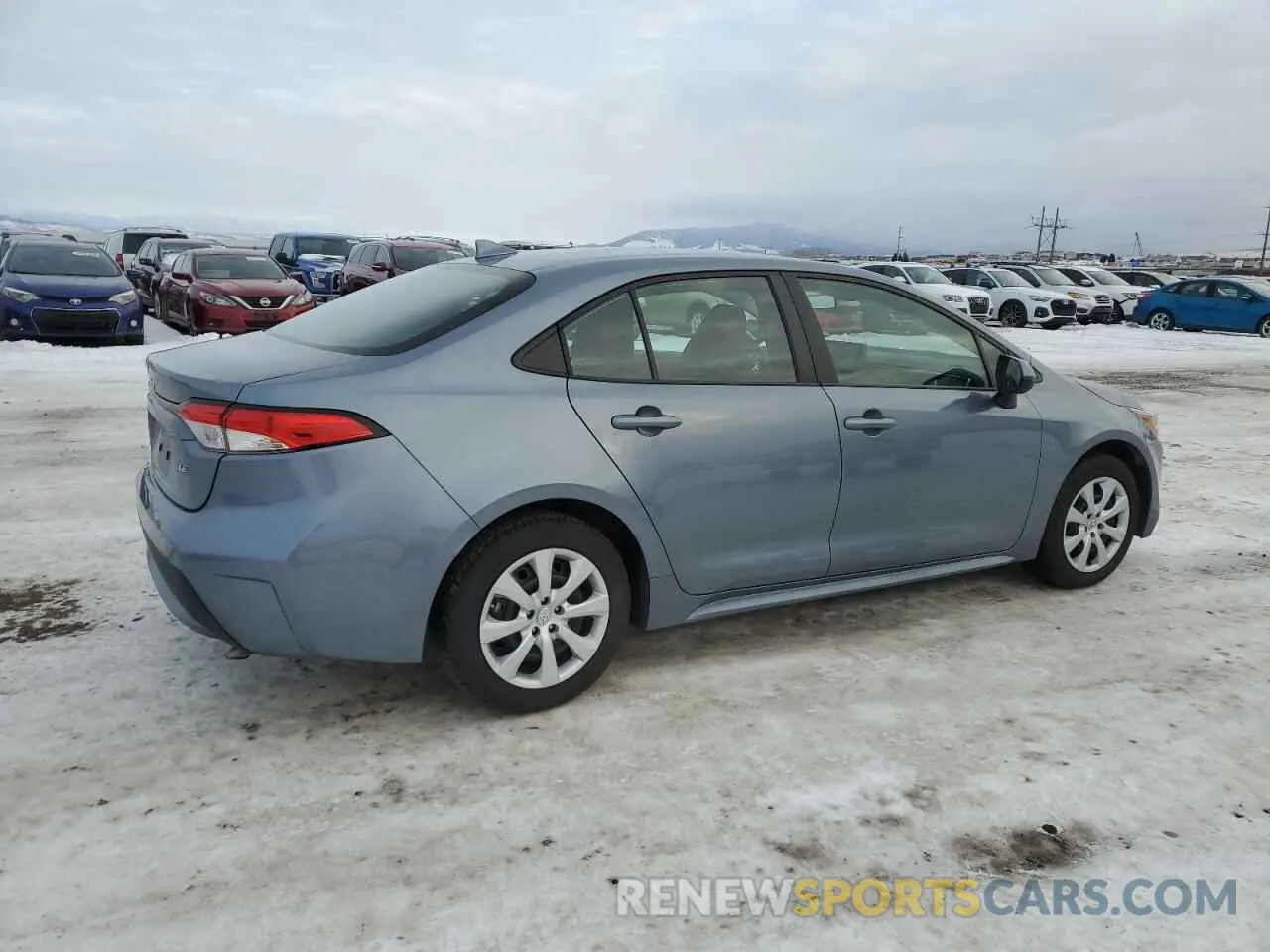 3 fotografías del automóvil dañado 5YFEPMAEXNP342118 TOYOTA COROLLA 2022