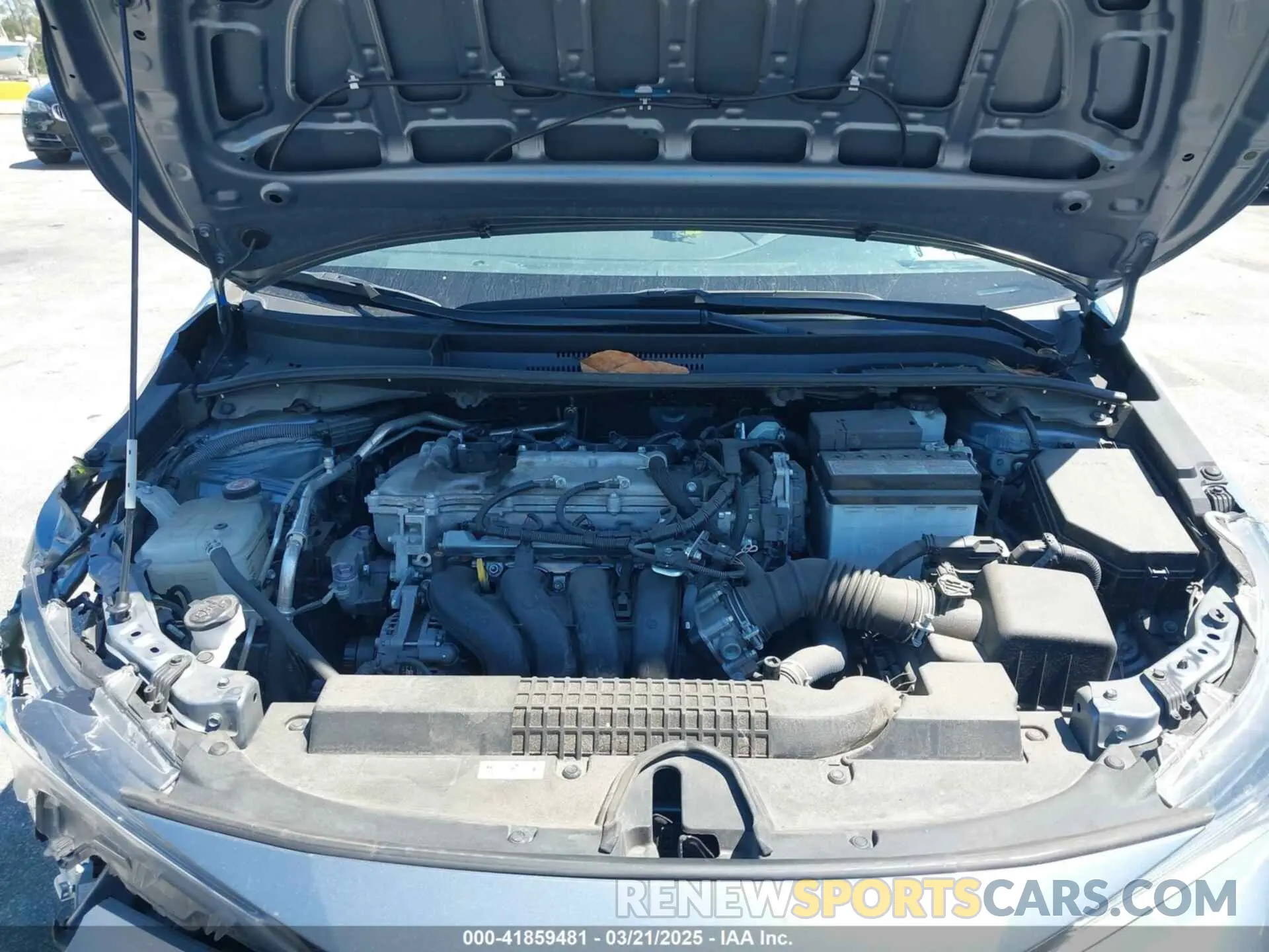 10 fotografías del automóvil dañado 5YFEPMAEXNP342314 TOYOTA COROLLA 2022