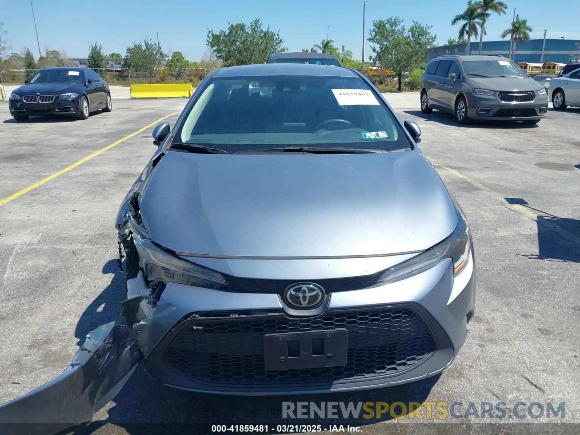 12 fotografías del automóvil dañado 5YFEPMAEXNP342314 TOYOTA COROLLA 2022