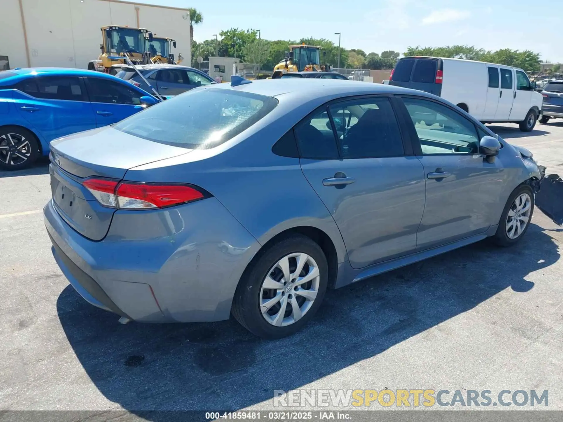 4 fotografías del automóvil dañado 5YFEPMAEXNP342314 TOYOTA COROLLA 2022