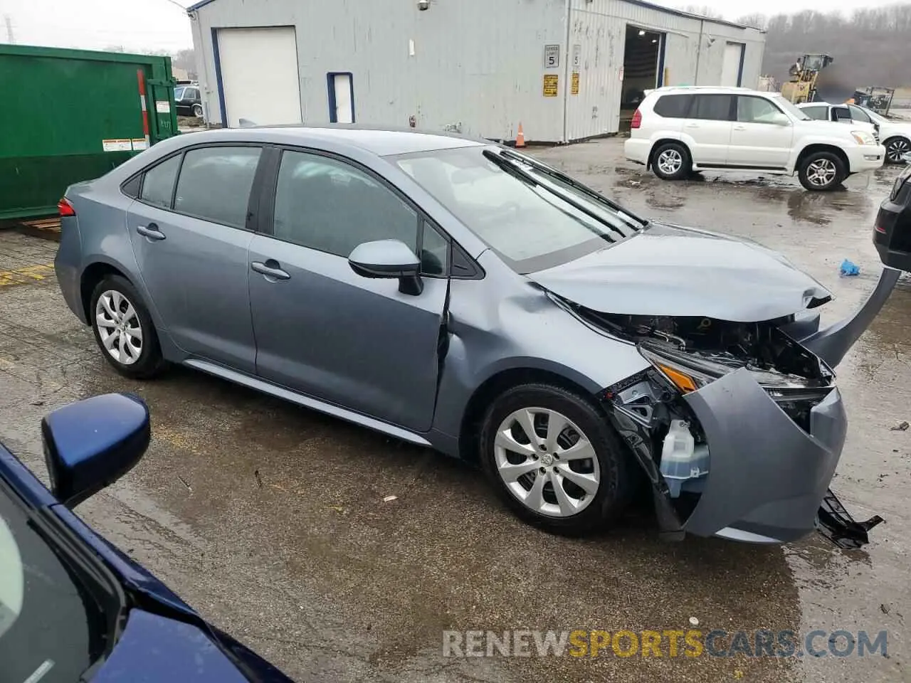4 fotografías del automóvil dañado 5YFEPMAEXNP342913 TOYOTA COROLLA 2022