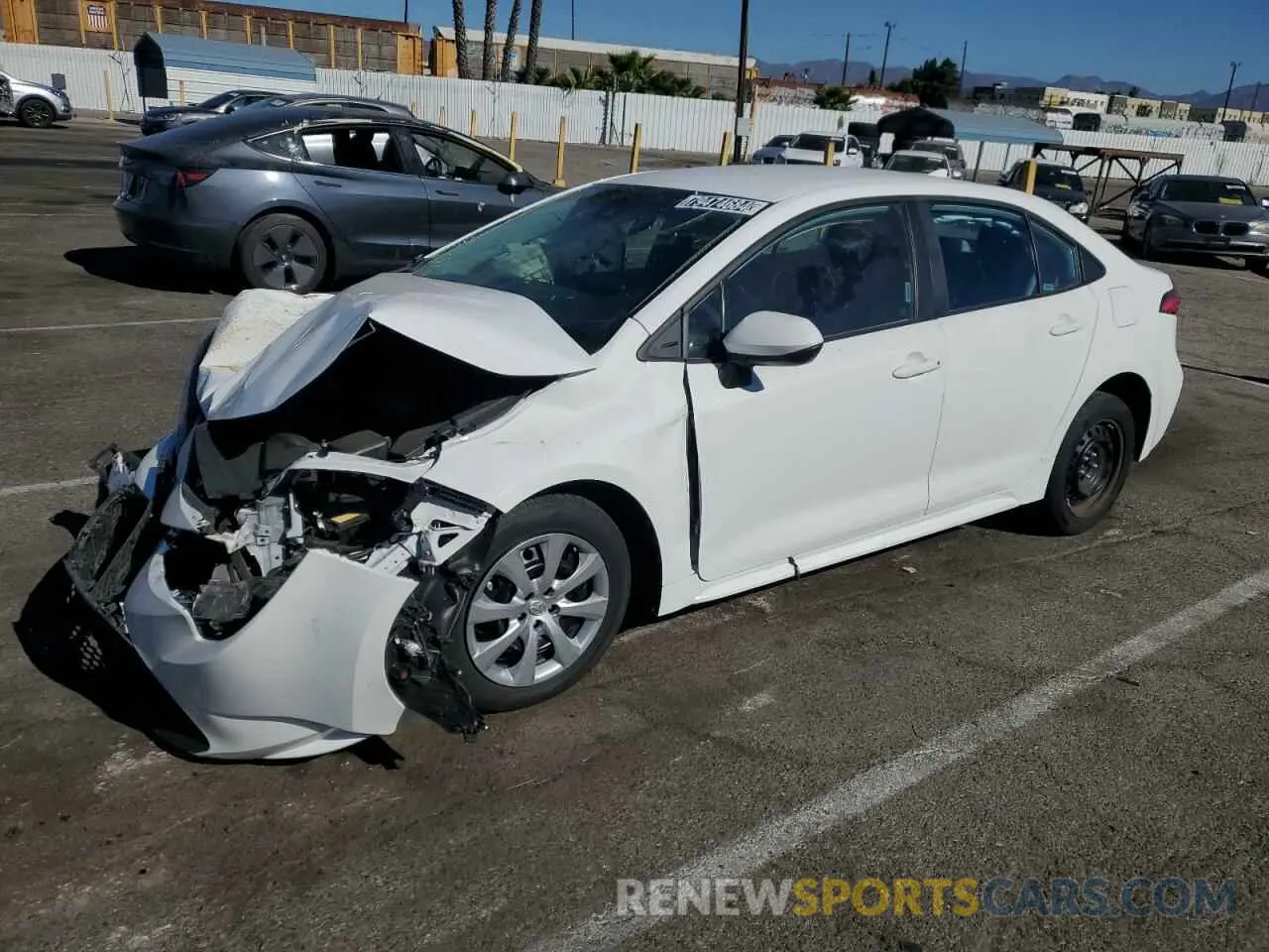 1 fotografías del automóvil dañado 5YFEPMAEXNP348243 TOYOTA COROLLA 2022