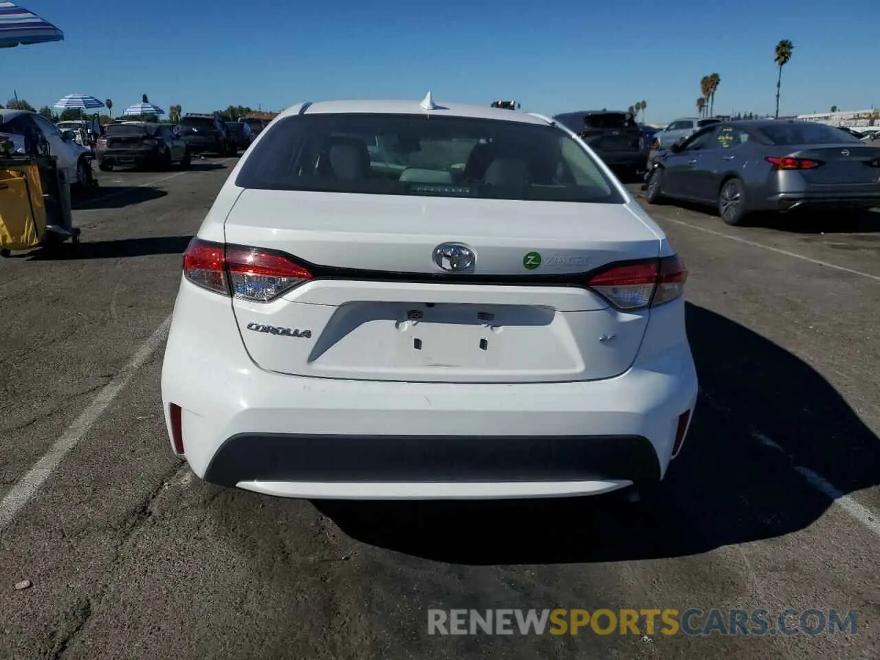 6 fotografías del automóvil dañado 5YFEPMAEXNP348243 TOYOTA COROLLA 2022
