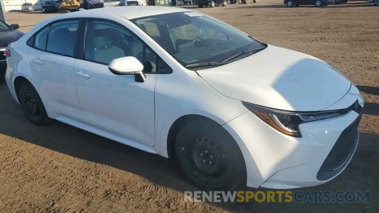 4 fotografías del automóvil dañado 5YFEPMAEXNP354544 TOYOTA COROLLA 2022