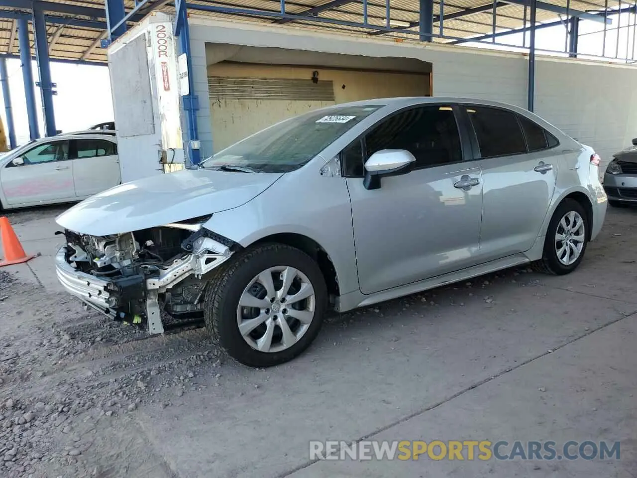 1 fotografías del automóvil dañado 5YFEPMAEXNP354642 TOYOTA COROLLA 2022