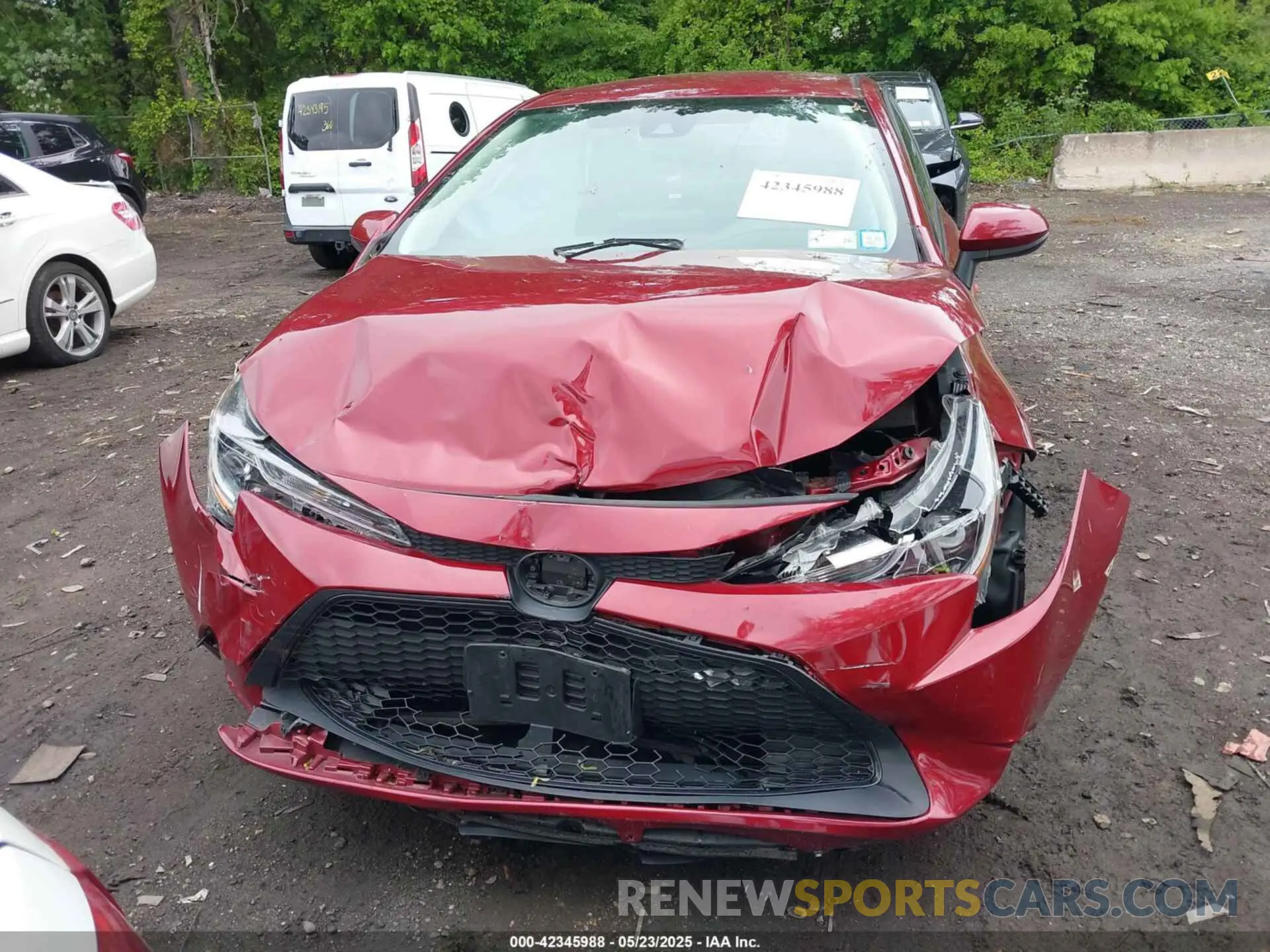 12 fotografías del automóvil dañado 5YFEPMAEXNP371327 TOYOTA COROLLA 2022