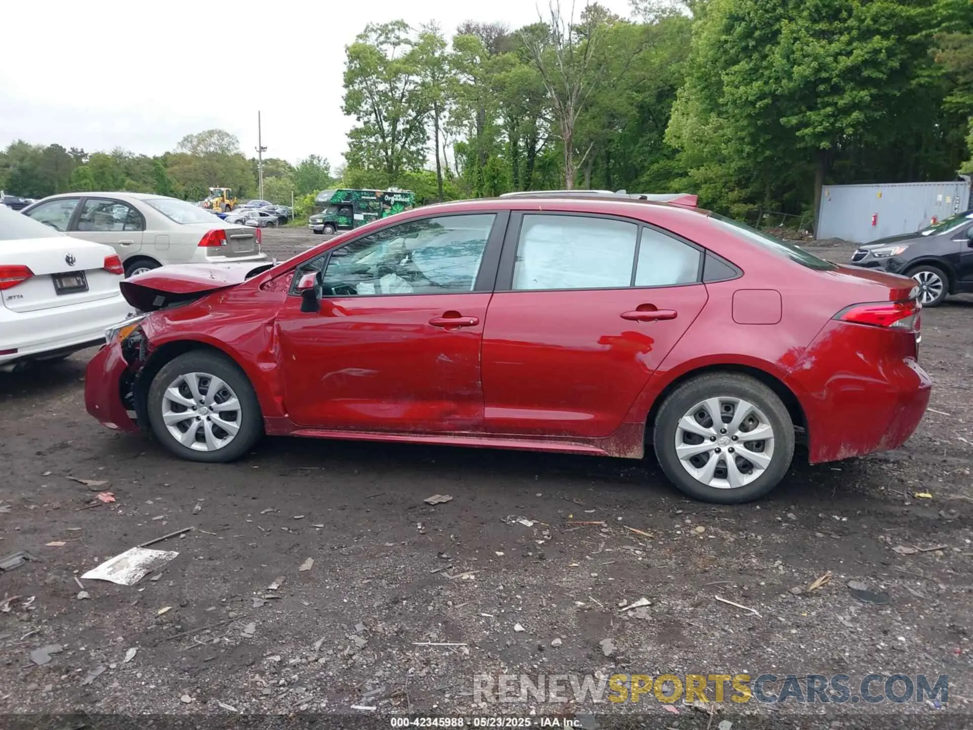 14 fotografías del automóvil dañado 5YFEPMAEXNP371327 TOYOTA COROLLA 2022