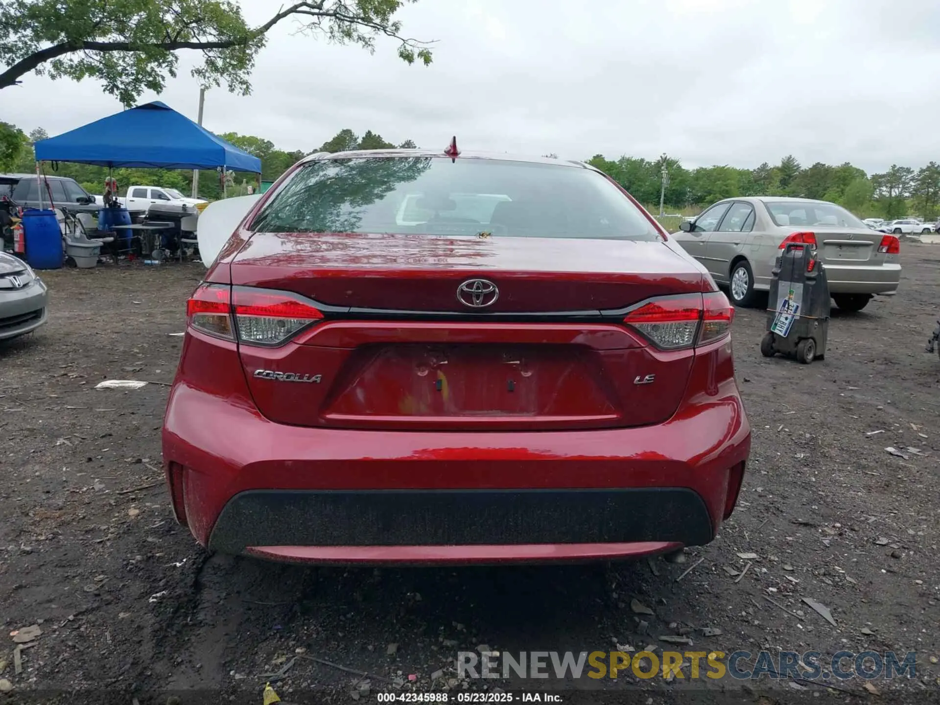 16 fotografías del automóvil dañado 5YFEPMAEXNP371327 TOYOTA COROLLA 2022
