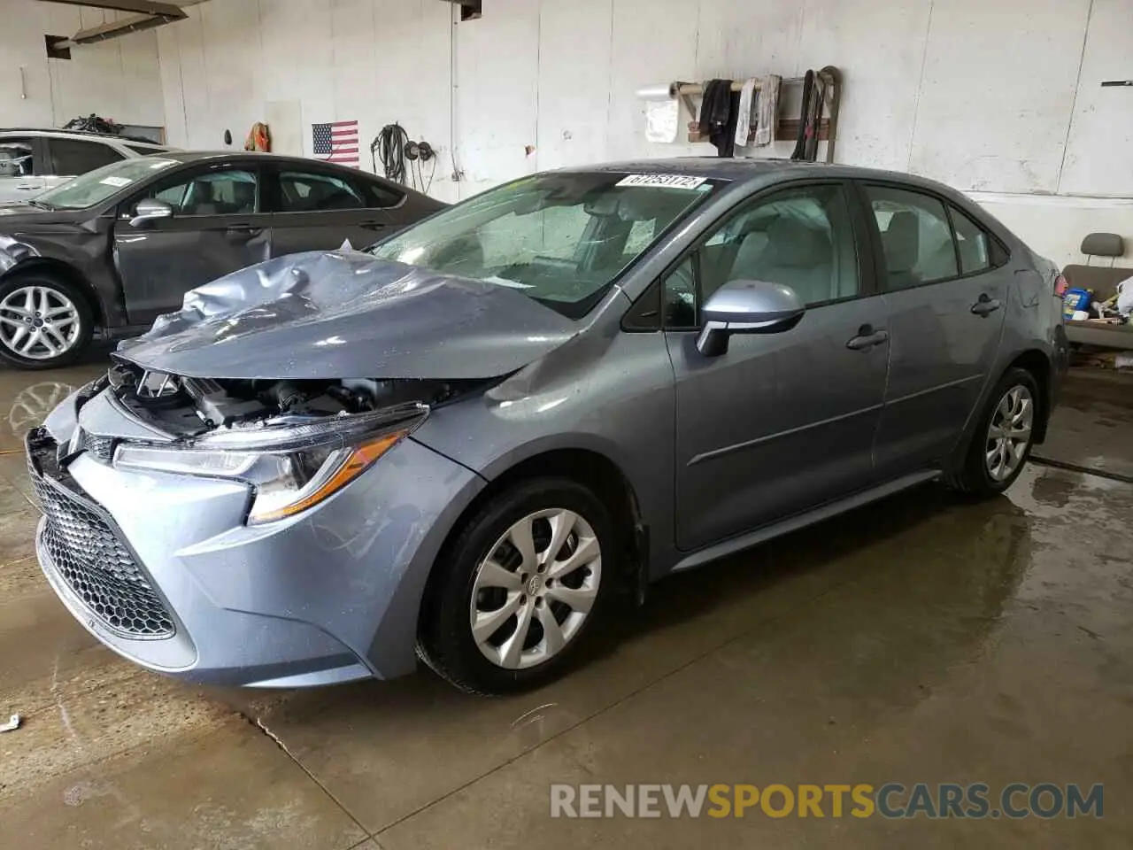 1 fotografías del automóvil dañado 5YFEPMAEXNP372638 TOYOTA COROLLA 2022