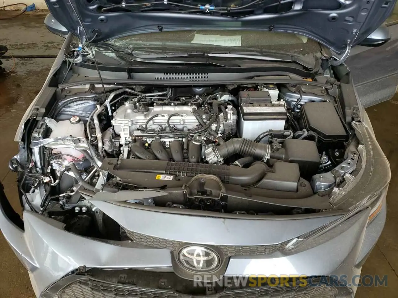 11 fotografías del automóvil dañado 5YFEPMAEXNP372638 TOYOTA COROLLA 2022