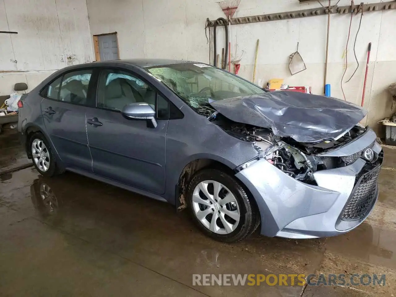4 fotografías del automóvil dañado 5YFEPMAEXNP372638 TOYOTA COROLLA 2022