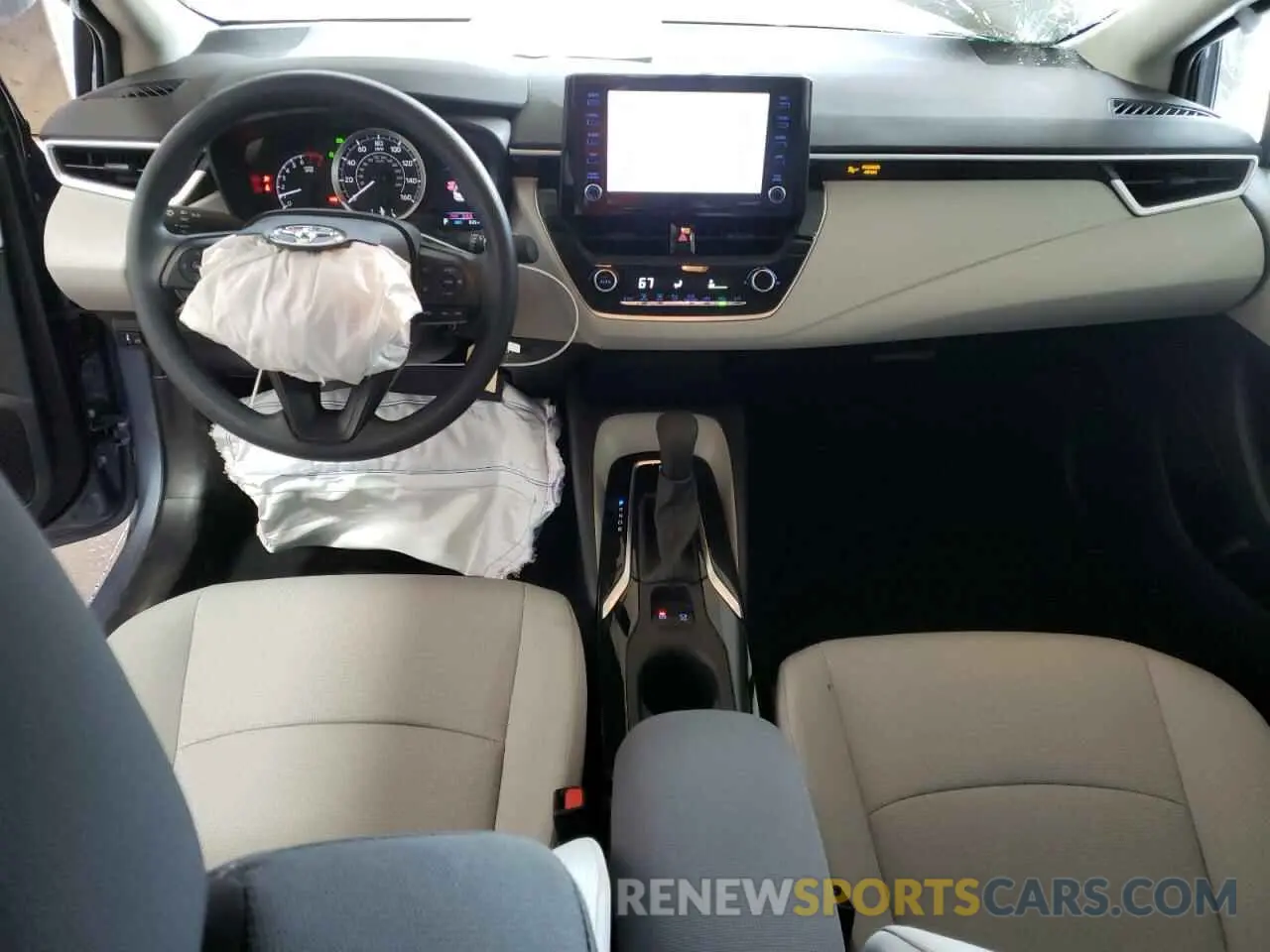 8 fotografías del automóvil dañado 5YFEPMAEXNP372638 TOYOTA COROLLA 2022