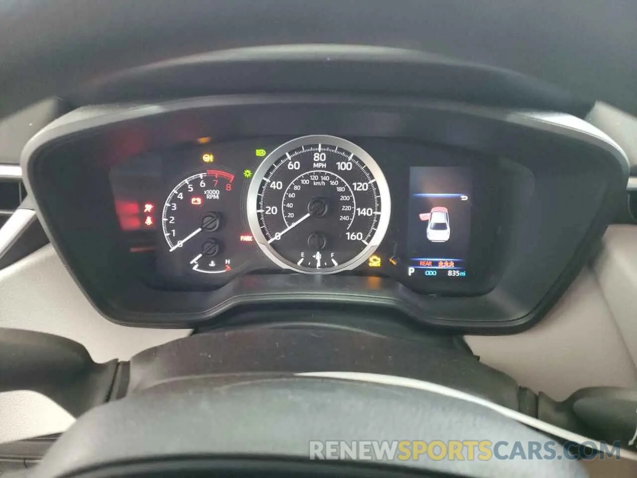 9 fotografías del automóvil dañado 5YFEPMAEXNP372638 TOYOTA COROLLA 2022