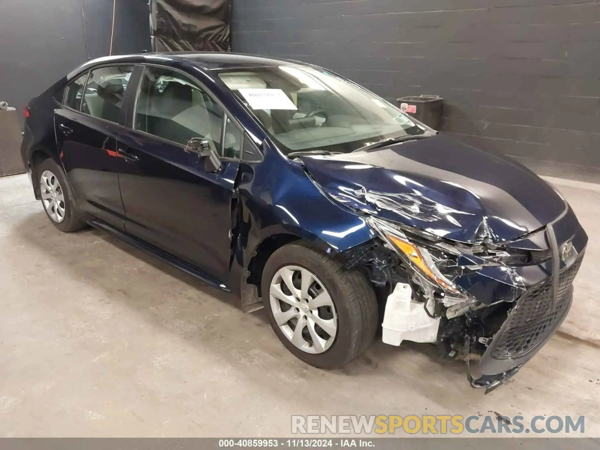 1 fotografías del automóvil dañado 5YFEPMAEXNP376740 TOYOTA COROLLA 2022