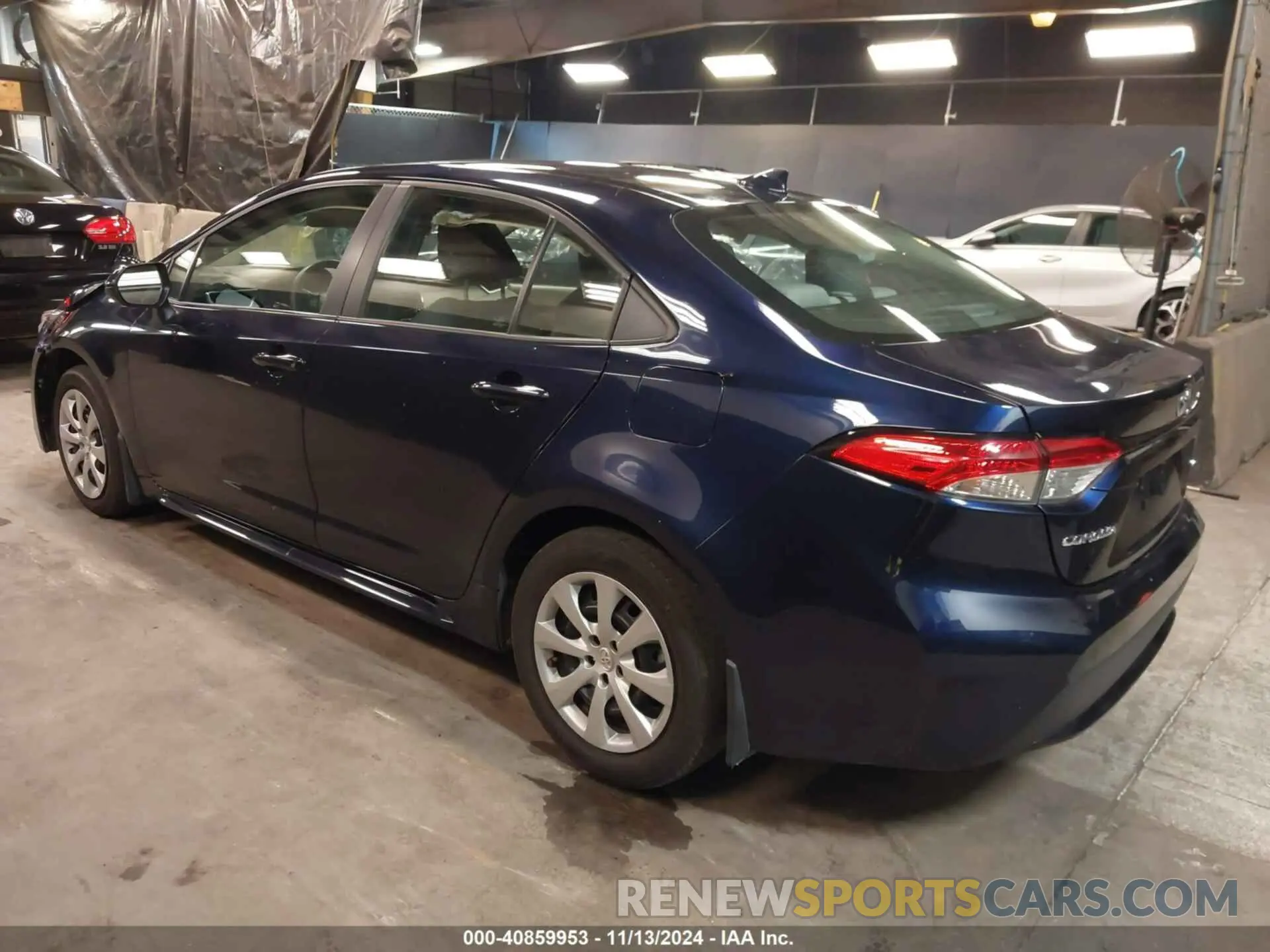 3 fotografías del automóvil dañado 5YFEPMAEXNP376740 TOYOTA COROLLA 2022