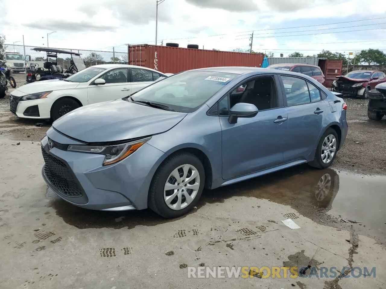 1 fotografías del automóvil dañado 5YFEPMAEXNP380397 TOYOTA COROLLA 2022