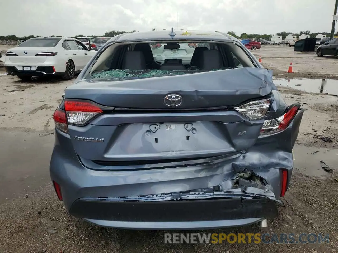 6 fotografías del automóvil dañado 5YFEPMAEXNP380397 TOYOTA COROLLA 2022