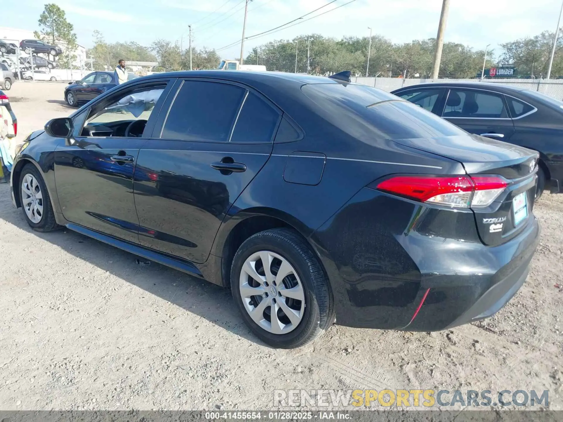 3 fotografías del automóvil dañado 5YFEPMAEXNP389584 TOYOTA COROLLA 2022