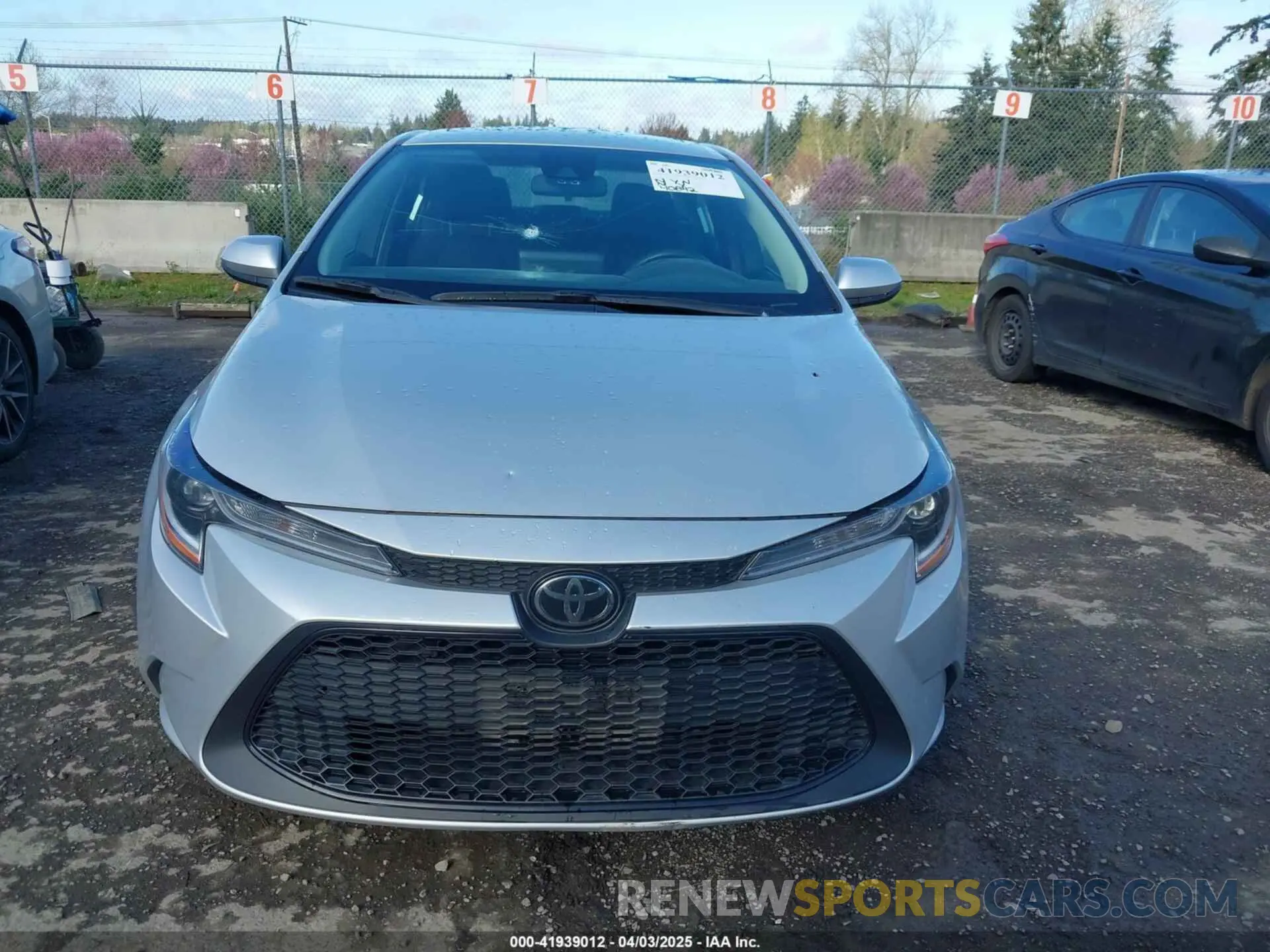 12 fotografías del automóvil dañado 5YFHPMAE7NP303581 TOYOTA COROLLA 2022