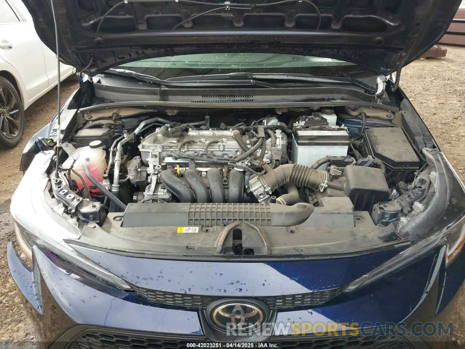 10 fotografías del automóvil dañado 5YFHPMAE8NP334547 TOYOTA COROLLA 2022