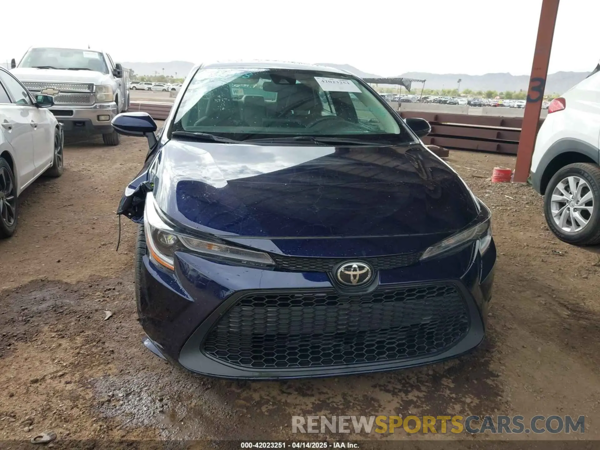 6 fotografías del automóvil dañado 5YFHPMAE8NP334547 TOYOTA COROLLA 2022