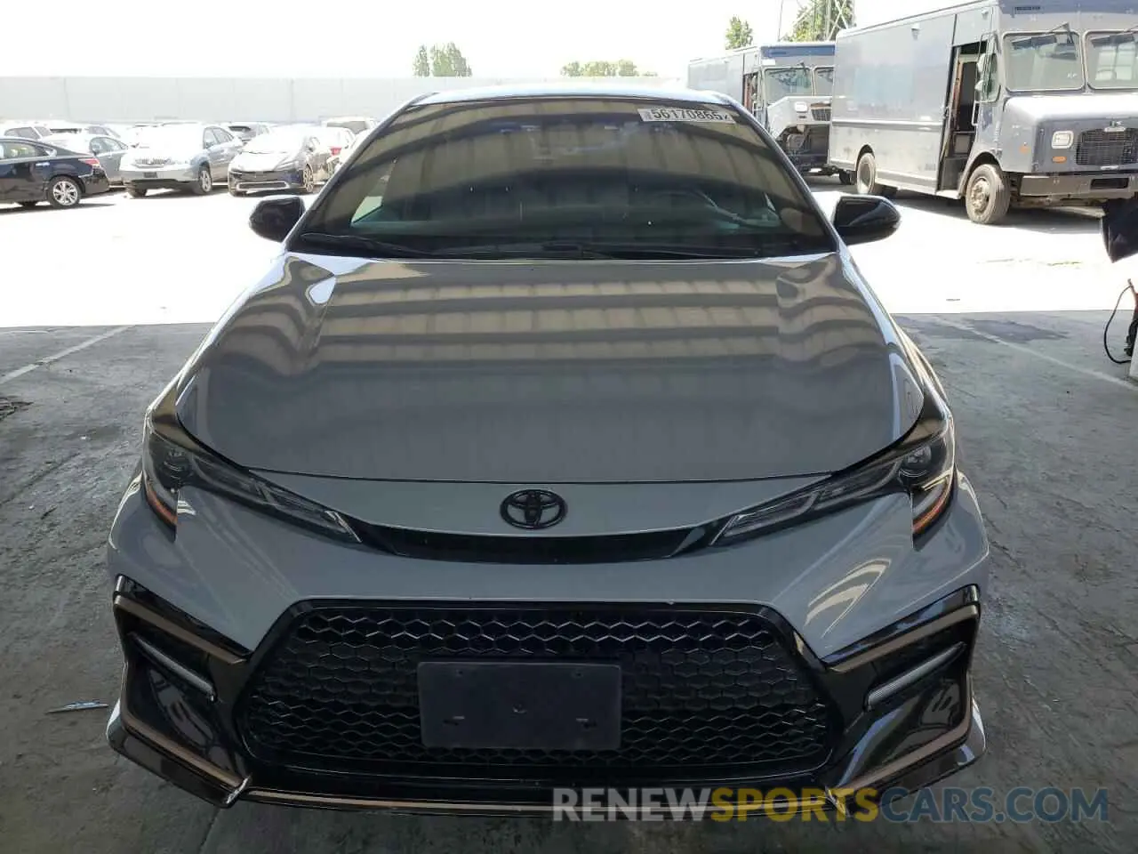 5 fotografías del automóvil dañado 5YFM4MCE0NP135741 TOYOTA COROLLA 2022