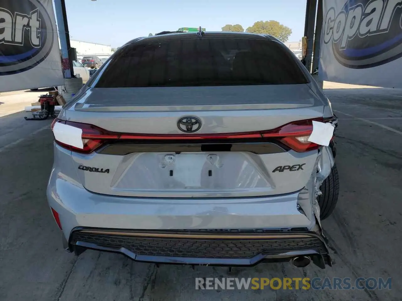 6 fotografías del automóvil dañado 5YFM4MCE0NP135741 TOYOTA COROLLA 2022