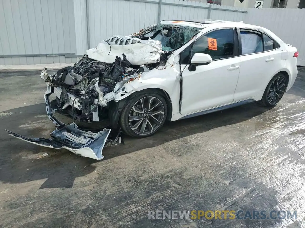 1 fotografías del automóvil dañado 5YFM4MCE5NP132172 TOYOTA COROLLA 2022