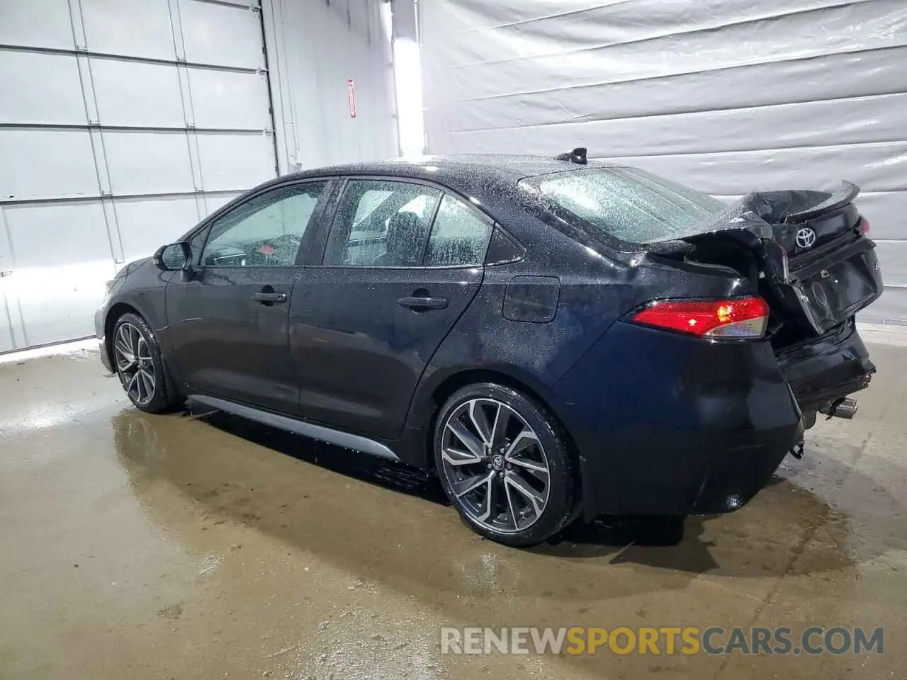 2 fotografías del automóvil dañado 5YFM4MCE5NP134214 TOYOTA COROLLA 2022