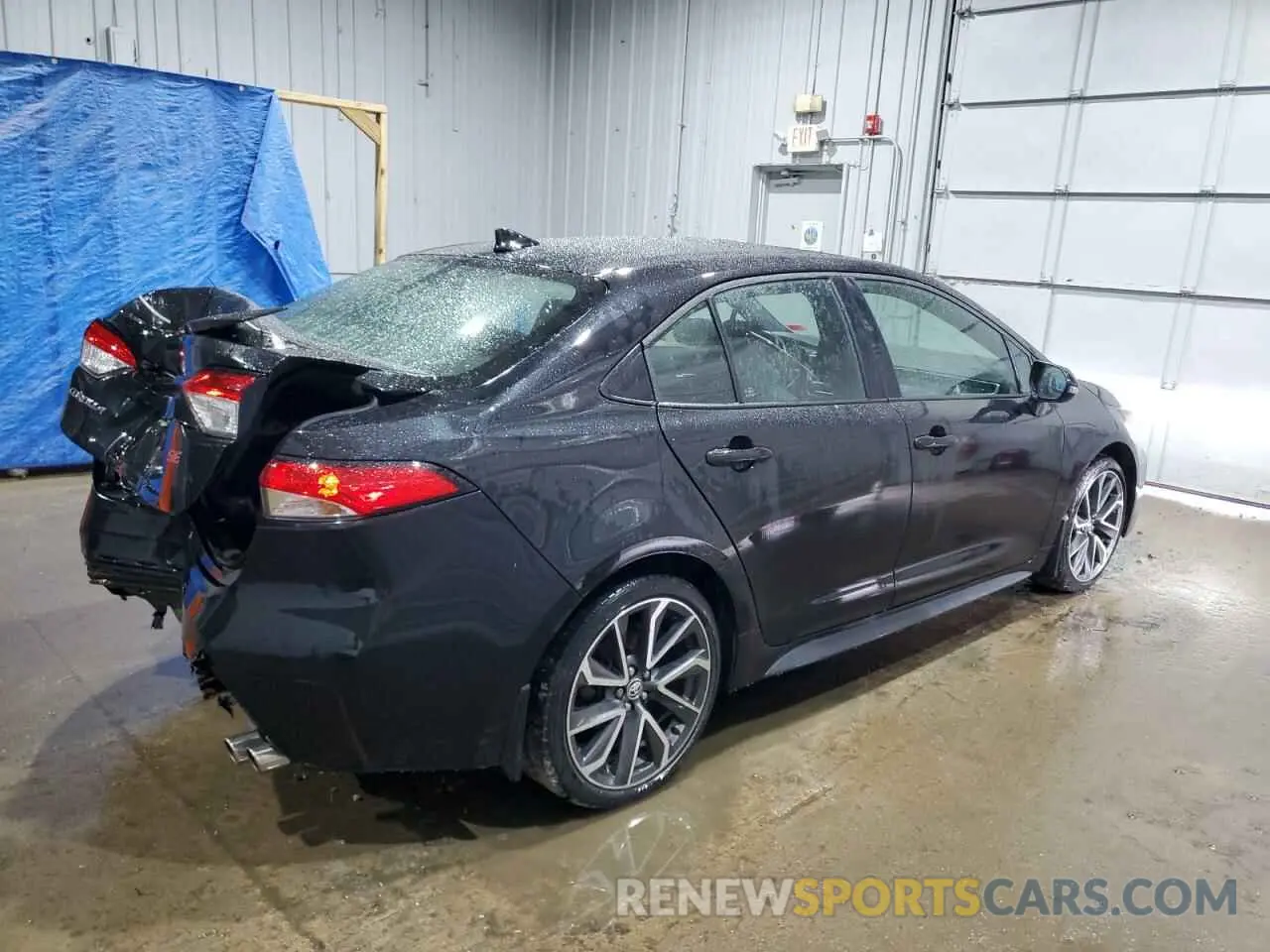 3 fotografías del automóvil dañado 5YFM4MCE5NP134214 TOYOTA COROLLA 2022