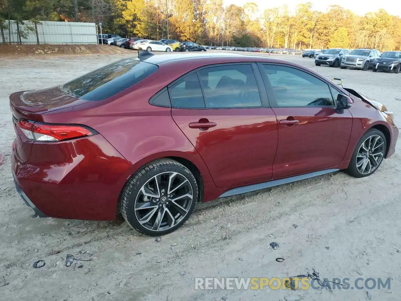 3 fotografías del automóvil dañado 5YFM4MCE8NP104379 TOYOTA COROLLA 2022