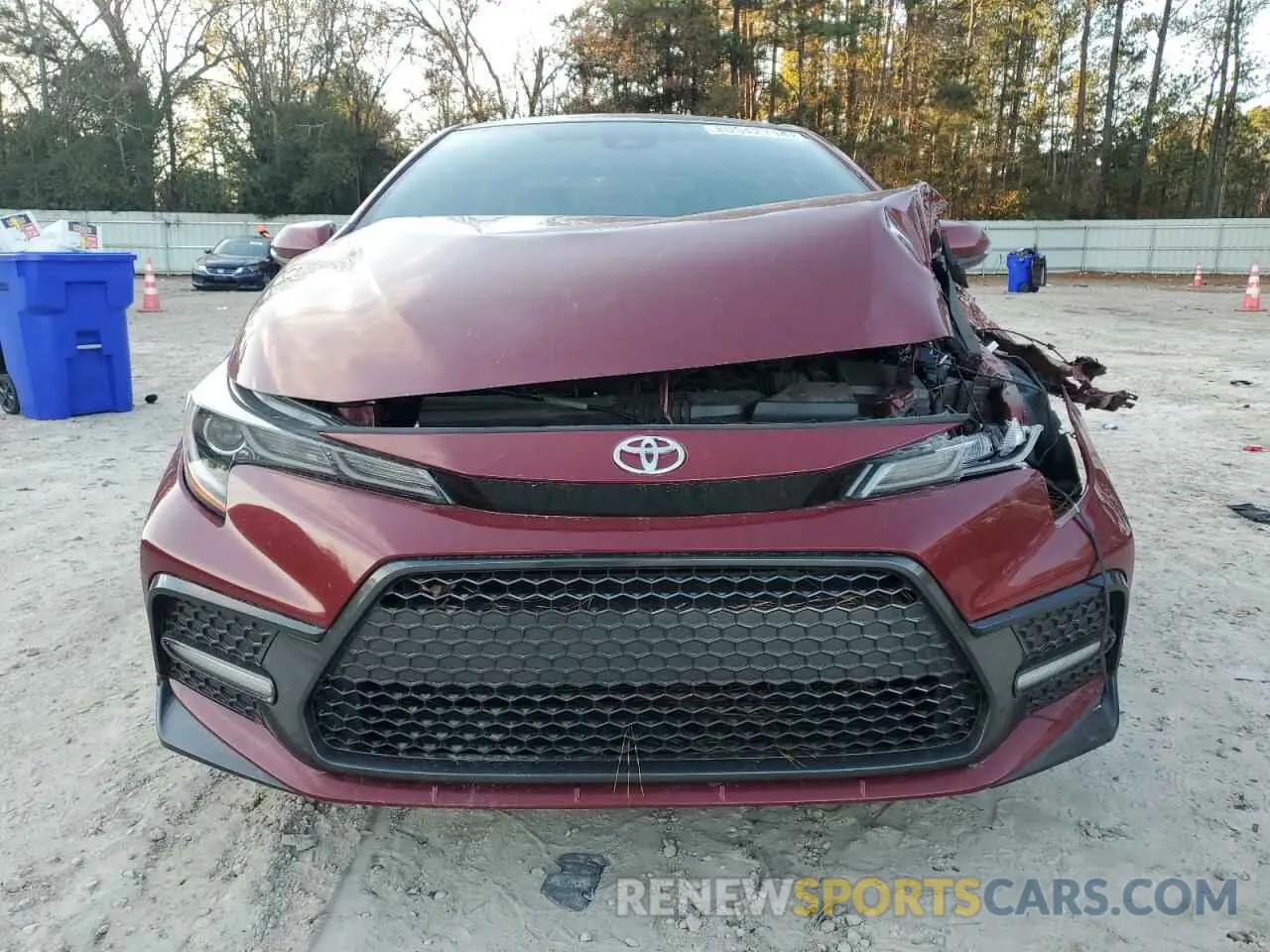 5 fotografías del automóvil dañado 5YFM4MCE8NP104379 TOYOTA COROLLA 2022