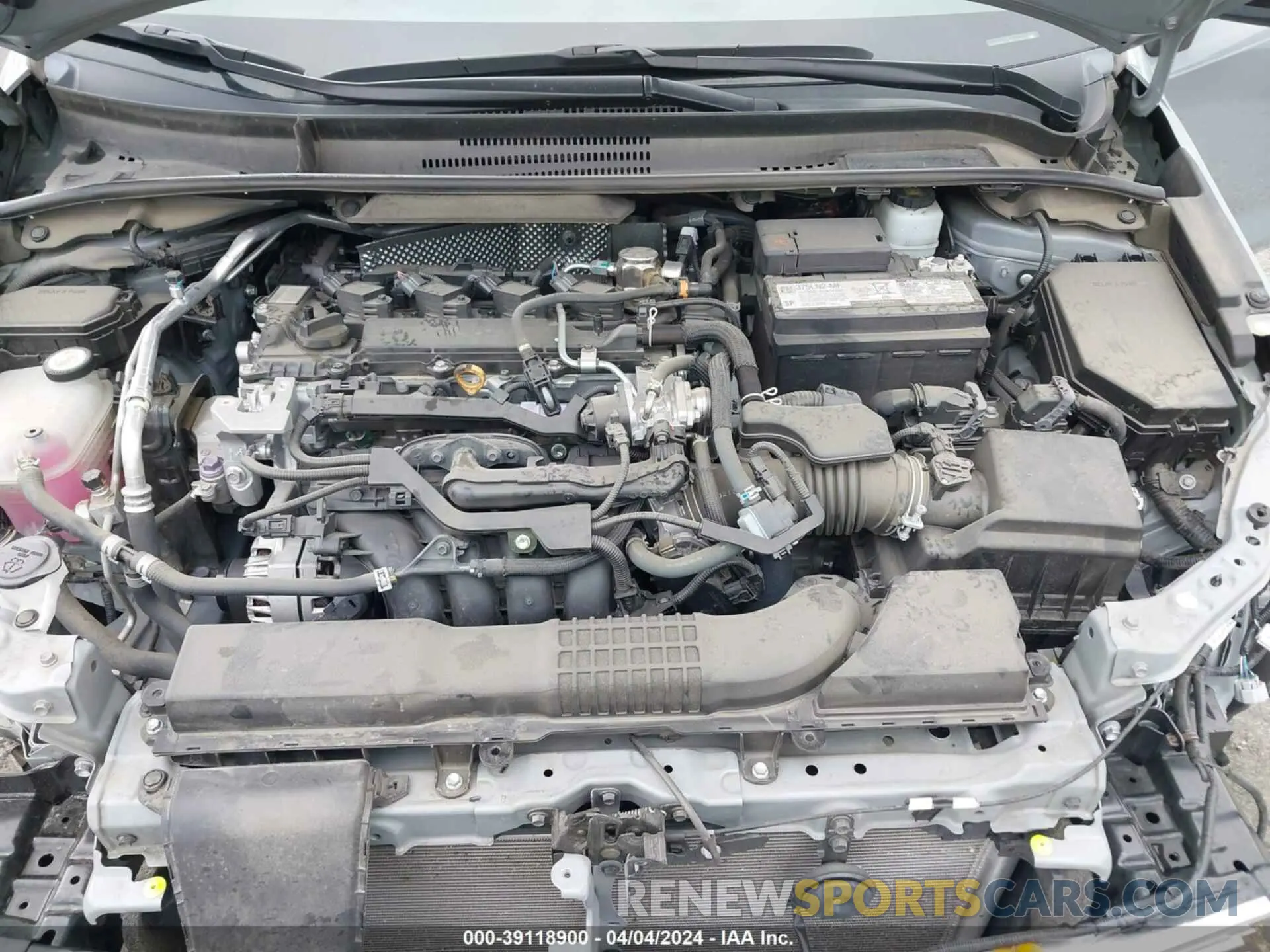 10 fotografías del automóvil dañado 5YFM4MCE9NP114015 TOYOTA COROLLA 2022