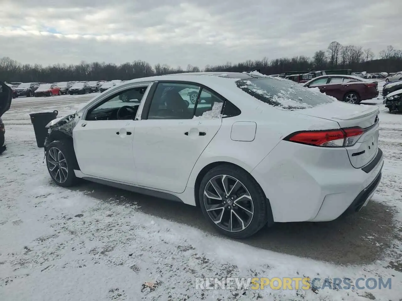 2 fotografías del automóvil dañado 5YFP4MCE1NP106018 TOYOTA COROLLA 2022