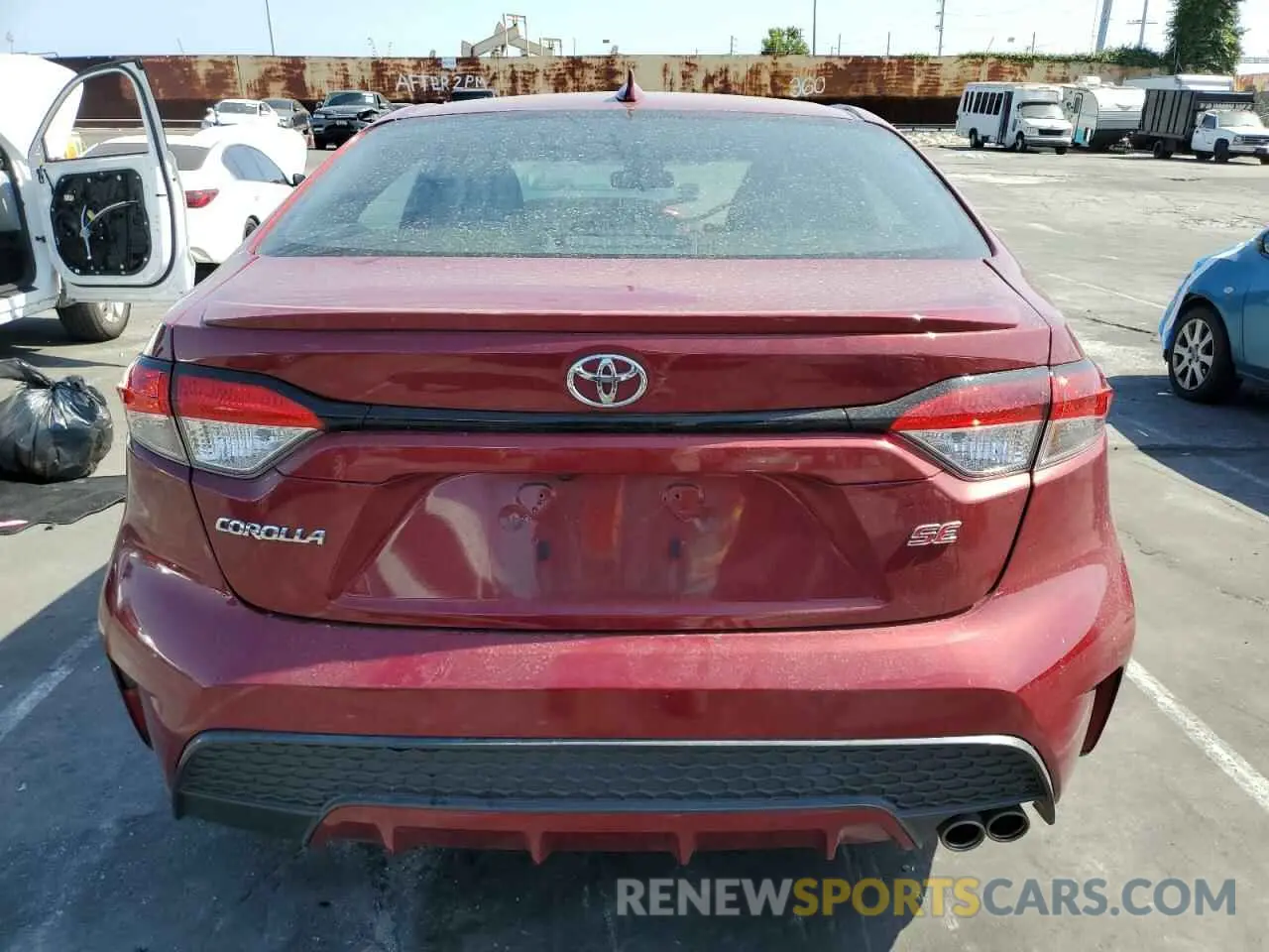 6 fotografías del automóvil dañado 5YFP4MCE1NP107931 TOYOTA COROLLA 2022